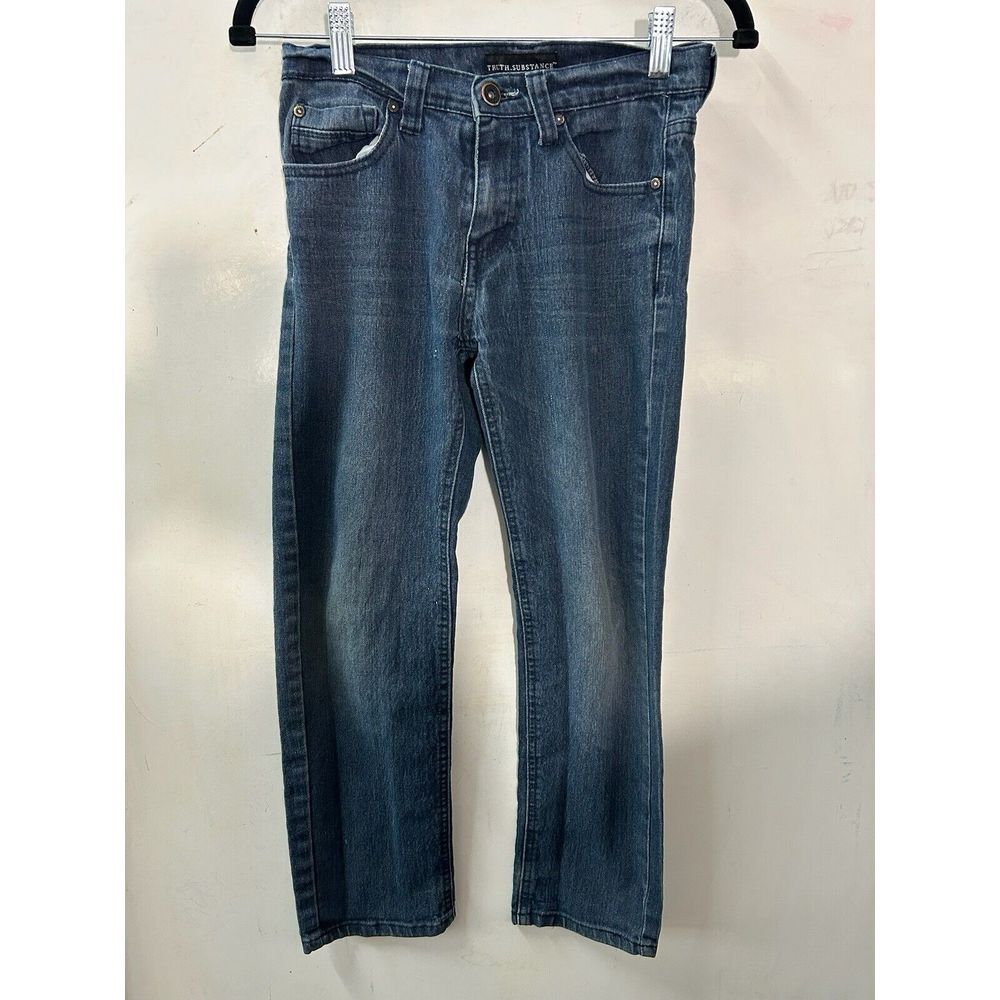 Truth Substance Common Sense Jeans Youth 10 (28X24) Blue Denim Skinny Kids Boys